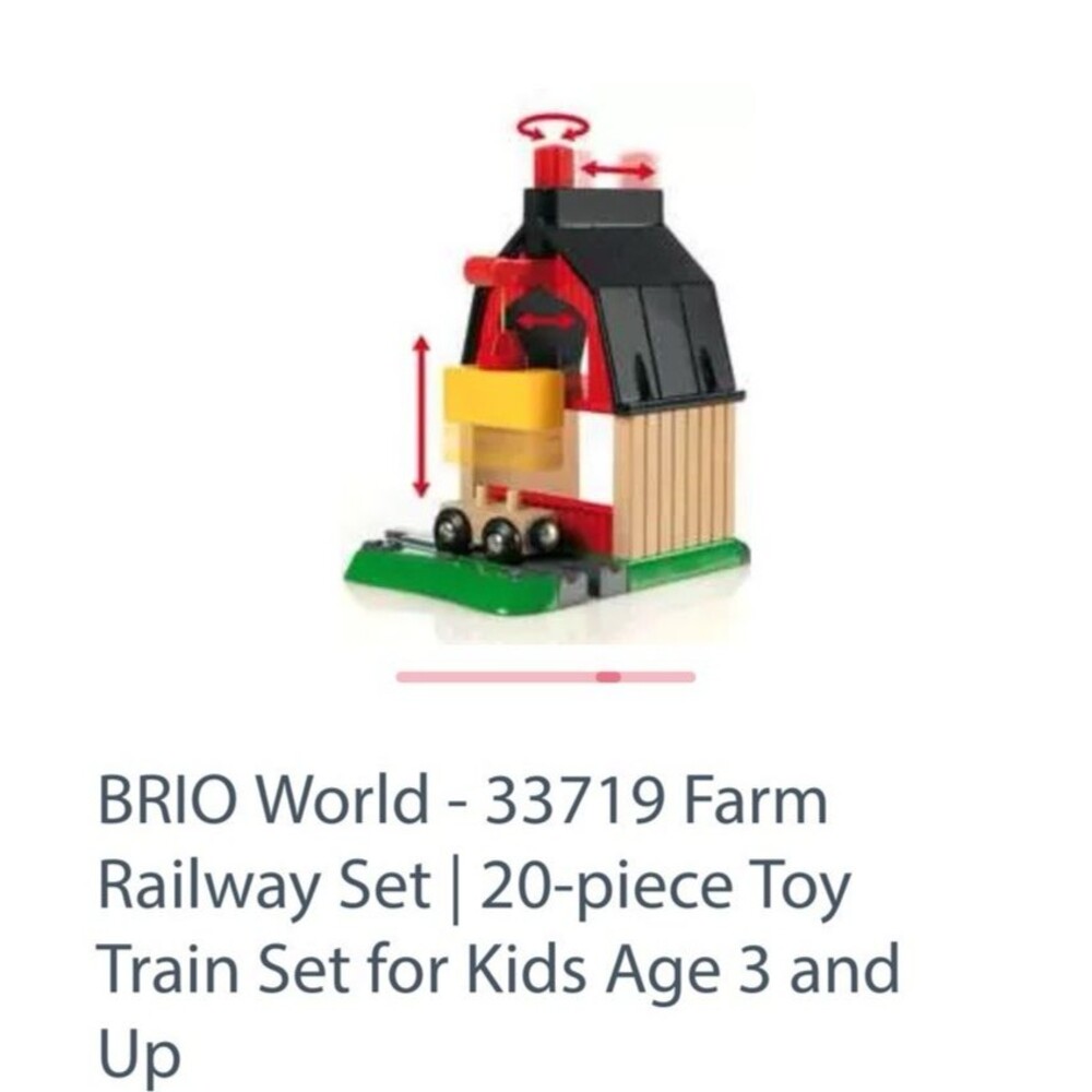 BRIO Farm Railway Set 20 Piece Interactive Train Set Kids Age 3+ #33719 - Picture 8 of 12